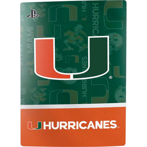University of Miami U Hurricanes PS5 Digital Edition Console Skin